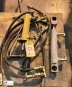 2 Actuators and quantity hydraulic Hose (purchaser to remove lot from building) (LOCATION: