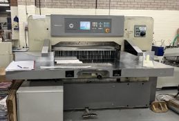 Terry Cooper Premier 115 CCM Programmable Guillotine, 1150mm, year 2006, serial number 06110 (