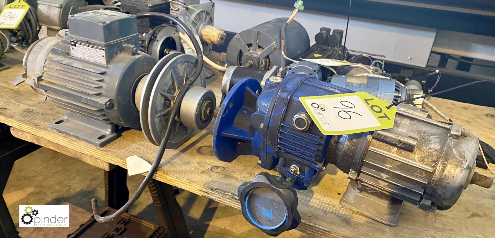 Geared Motor and Electric Motor (purchaser to remove lot from building) (LOCATION: Wakefield)