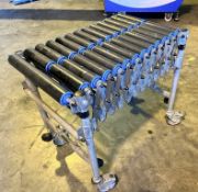 Euroequipment Flexi Conveyor, 600mm closed, 1500mm extended, 360mm wide (purchaser to remove lot