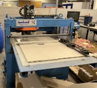 Lombardi NC 110 flat bed Die Cutting Machine, year 1996, serial number 471, usable punching