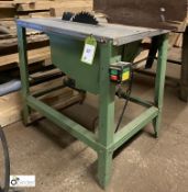 Saw Bench, 240volts, 300mm blade diameter (LOCATION: Harbury)