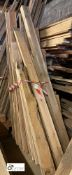 Quantity Seasoned Oak and Pine Beams, Oak Boards, up to 140in (LOCATION: Harbury)
