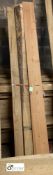 2 Softwood Beams, 9½in x 4in x 122in long and 3 Seasoned Oak Beams, 6in wide x 120in long (LOCATION: