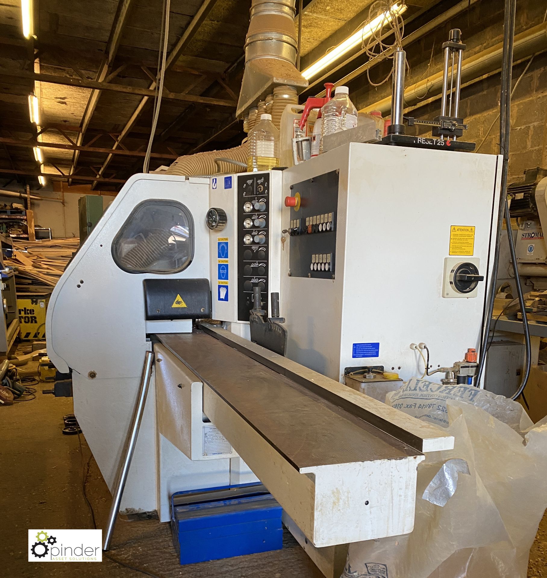 SCM Superset XL 5-head Throughfeed Moulder, 400volts, year 2004, serial number AB162629, with - Image 15 of 23