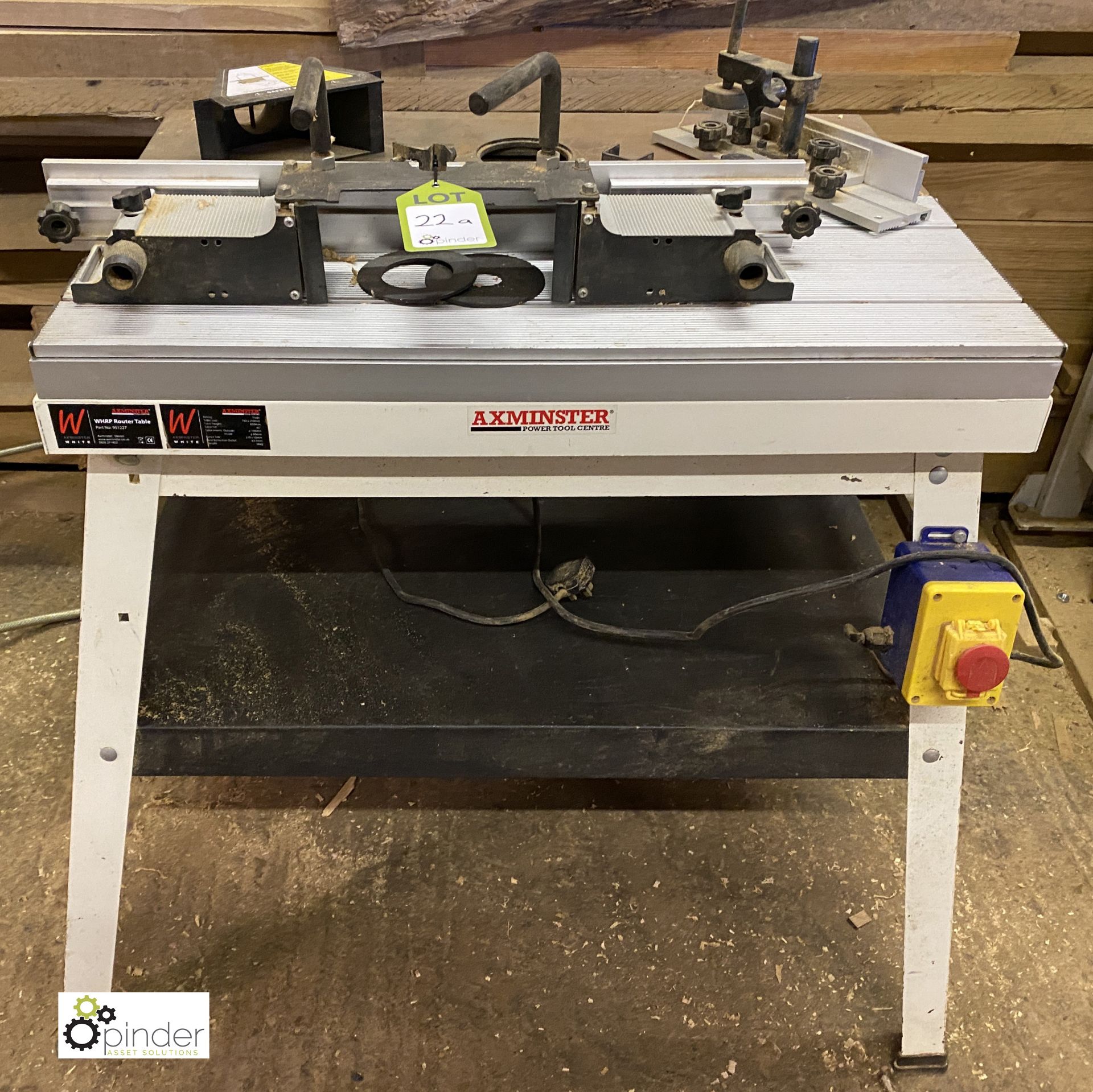 Axminster WHRP Router Table, 780mm x 560mm x 870mm, no router (LOCATION: Harbury)
