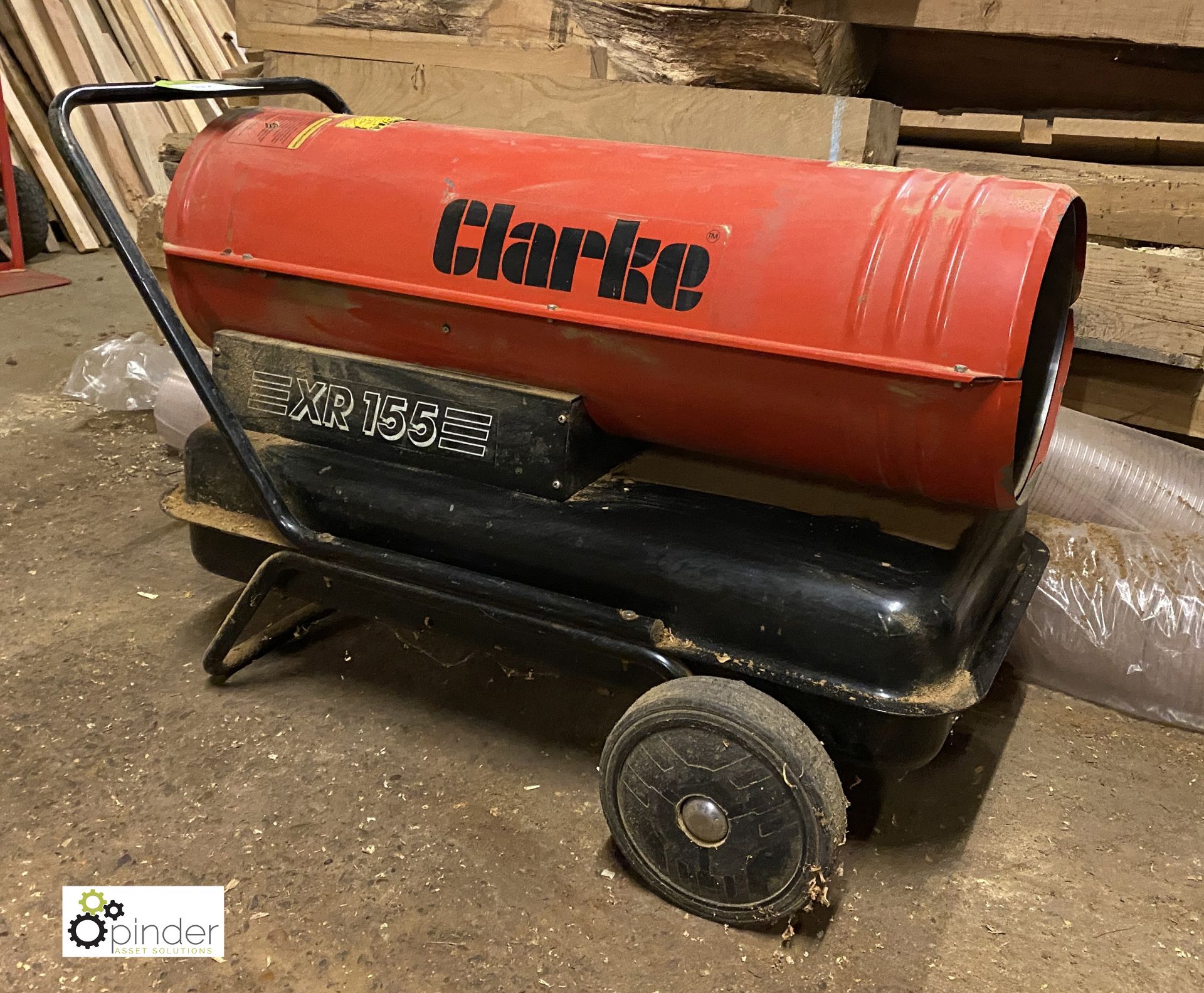 Clarke XR155 mobile Space Heater, 240volts (LOCATION: Harbury)