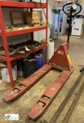 Clarke Strong-Arm hydraulic Pallet Truck (LOCATION: Harbury)