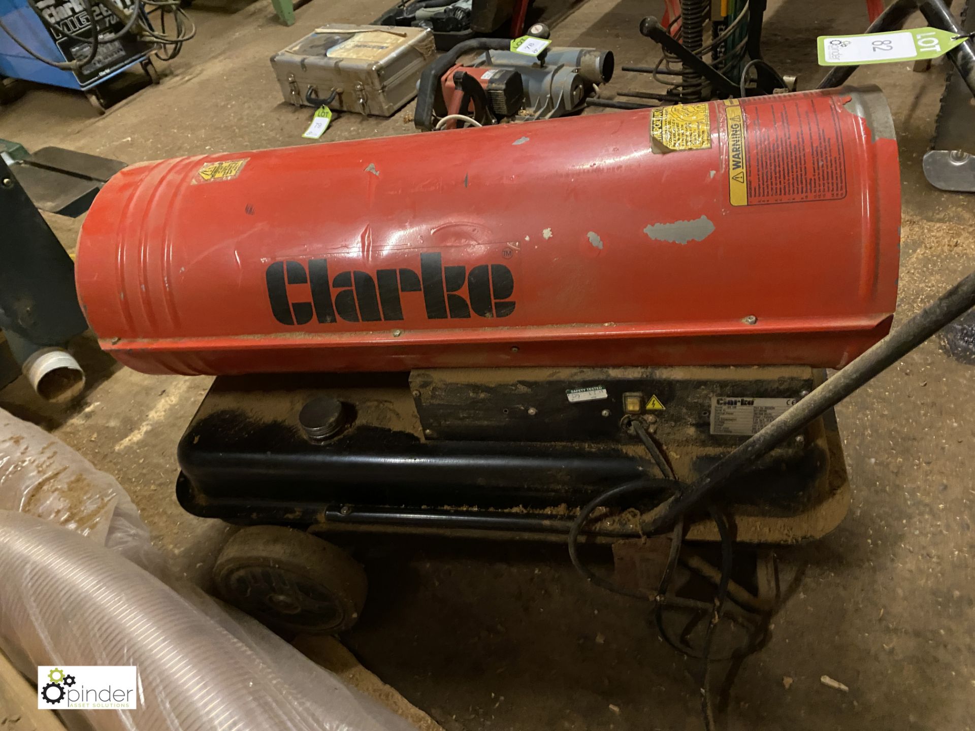 Clarke XR155 mobile Space Heater, 240volts (LOCATION: Harbury) - Image 4 of 5