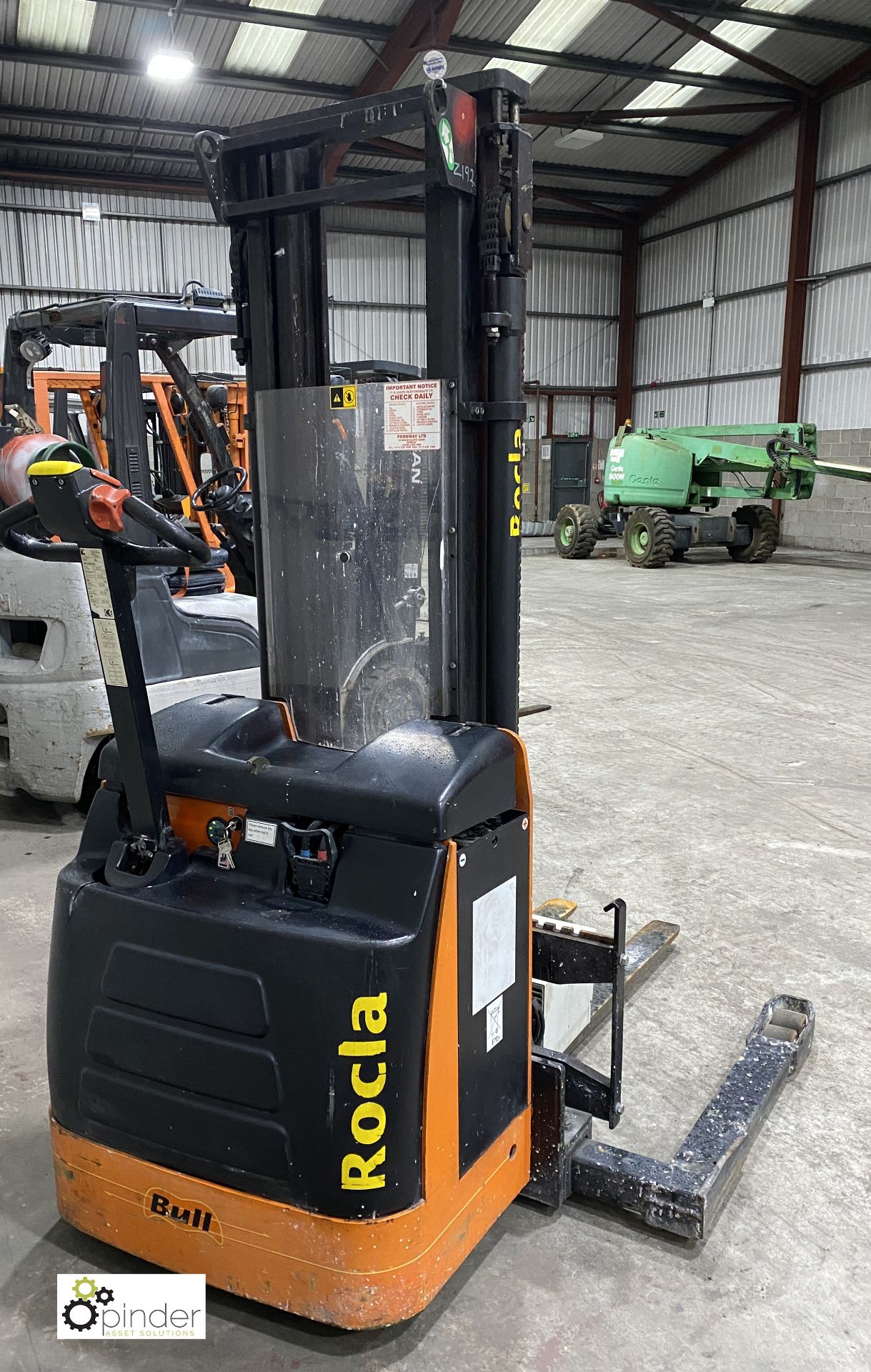 Rocla SW16 DS2900 Electric Pedestrian Lift Truck, 1600kg lift capacity, max lift height 2900mm, - Image 10 of 12