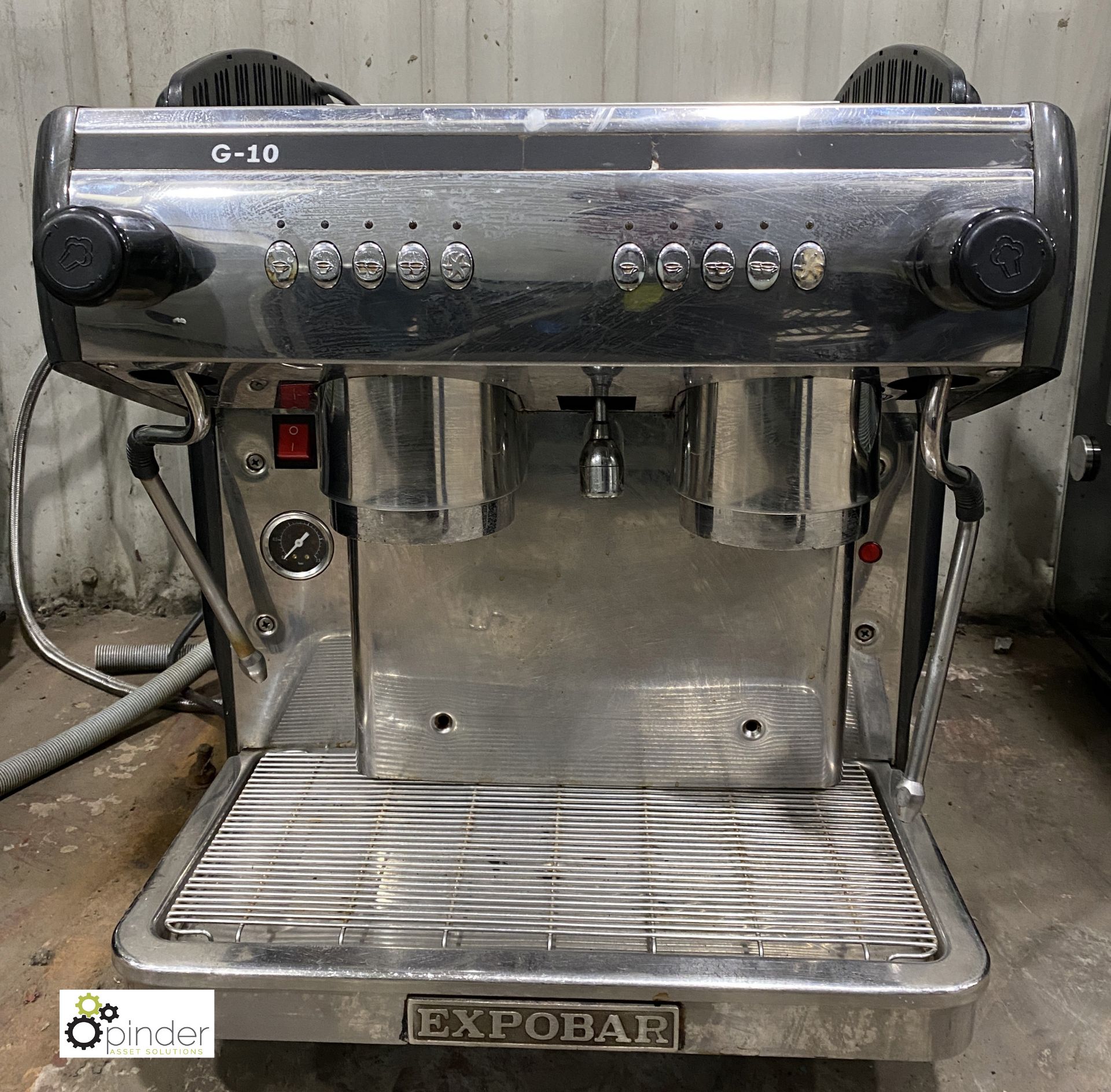 Rijo Expobar G10 Processional 2-cup Espresso Machine, 240volts