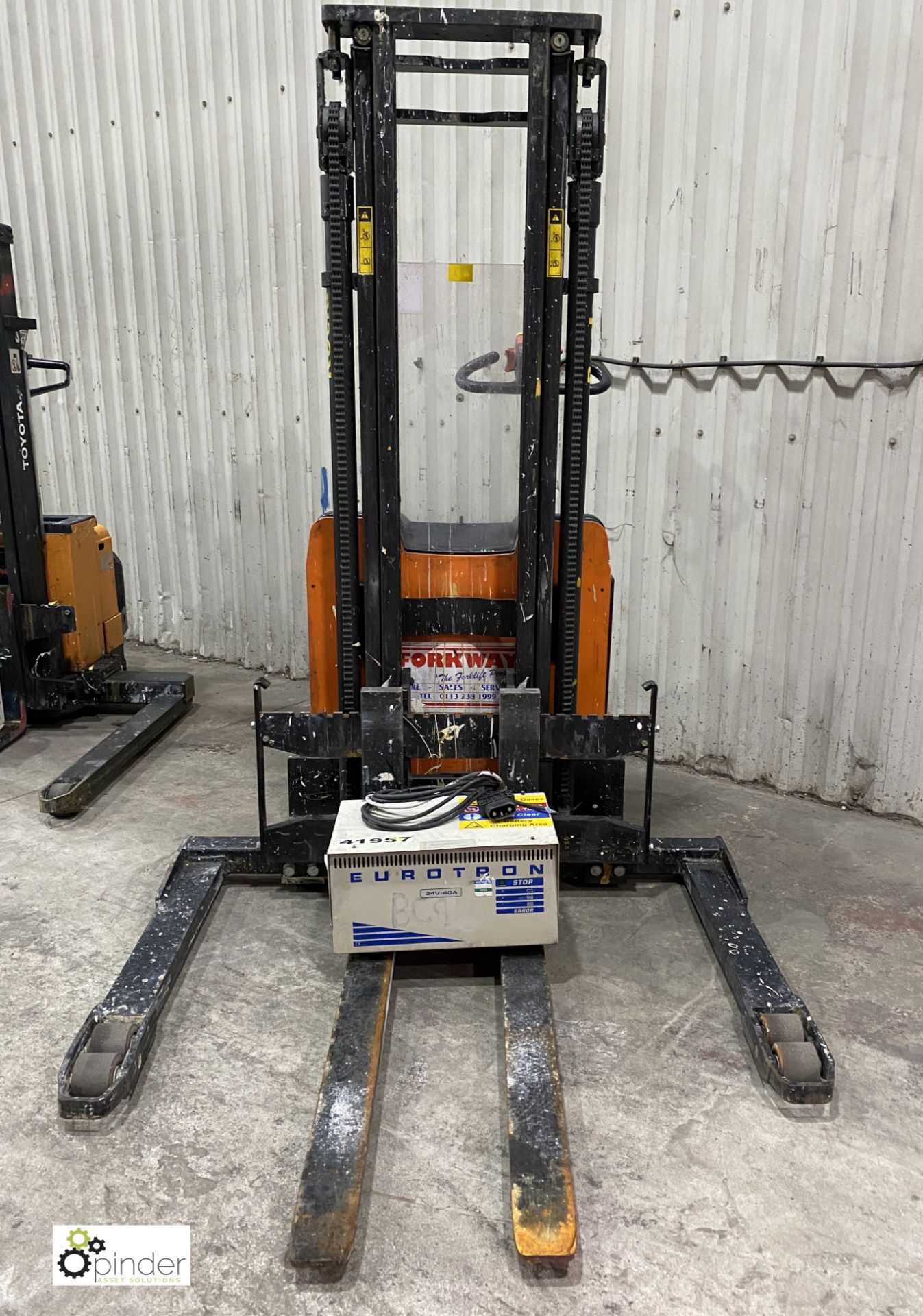 Rocla SW16 DS2900 Electric Pedestrian Lift Truck, 1600kg lift capacity, max lift height 2900mm, - Image 2 of 12