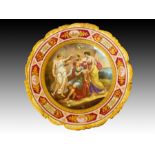 19th Century Hand Painted Vienna Plate