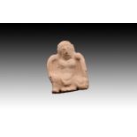 Roman Terracotta Fragment Of A Male