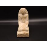 Egyptian Stone Figure Of A Pharaoh