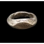Islamic Silver Ring, Possibly Qajar