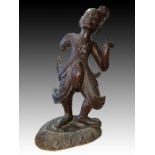 Orientalist Carved Wooden Figure