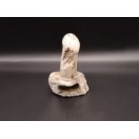 Tibetan Marble Buddha Erotic Fertility Talisman In The Form Of A Phallus