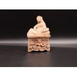 Roman Terracotta Group Figure Depicting Angel With Wings
