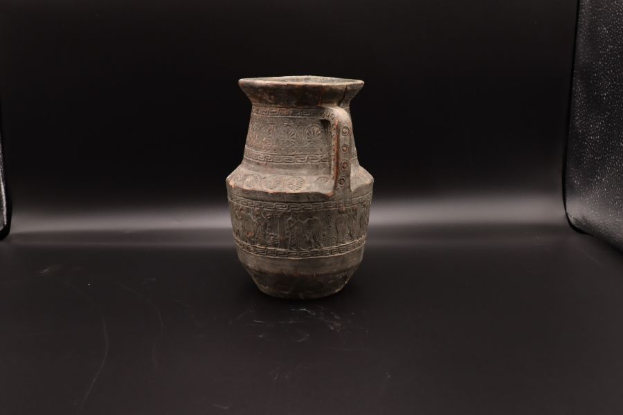 Egyptian Terracotta Vase - Image 3 of 9