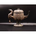 Chinese Bronze Teapot, 20th Century