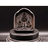 Tibetan Bronze Buddha Stamp Seal