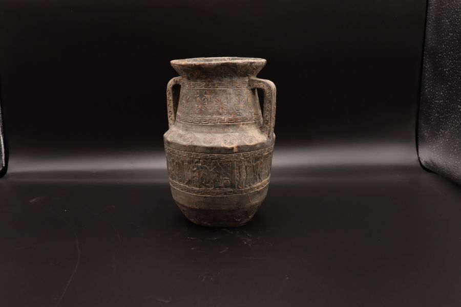 Egyptian Terracotta Vase - Image 5 of 9