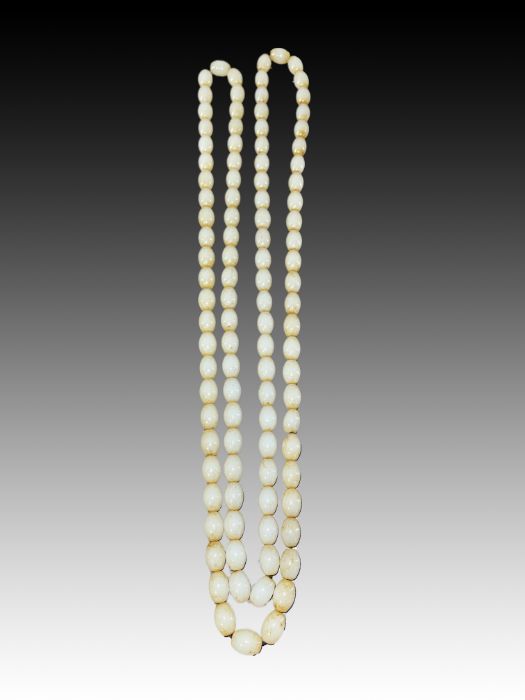 Chinese White Jade Beads