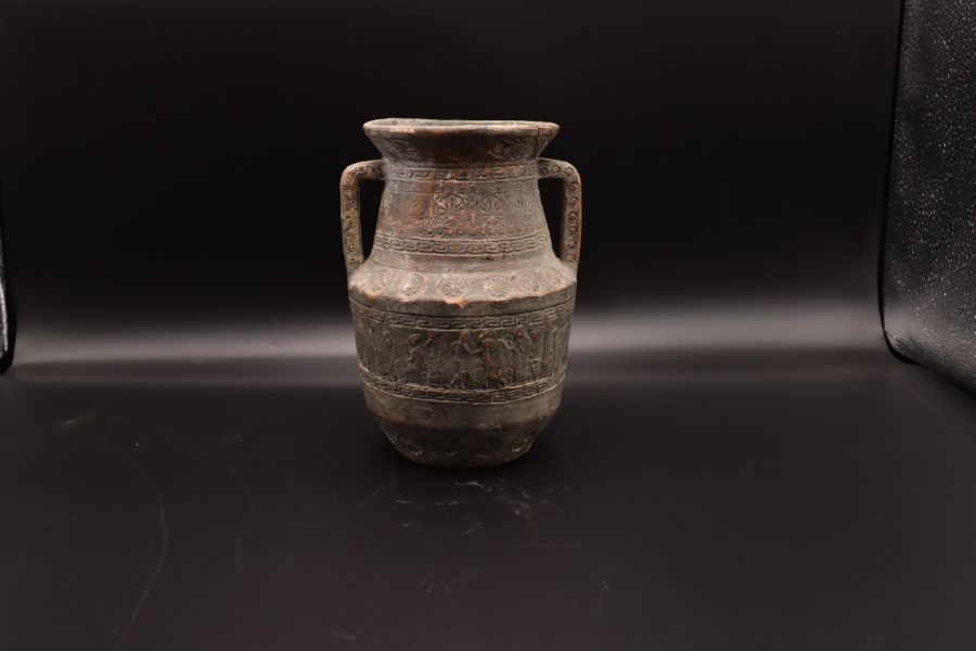 Egyptian Terracotta Vase - Image 2 of 9