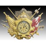 RARE OTTOMAN EDIRNEKARI 19TH CENTURY TERSANE I AMIRE IMPERIAL ARSENAL CLOCK WITH ARABIC INSCRIPTION