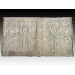 An Ottoman voided silk velvet and metal-thread (çatma) panel, Turkey, Bursa or Istanbul,