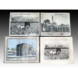 FOUR ORIGINAL PHOTOS OF THE KAABA, OTTOMAN 19TH/20TH CENTURY