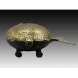 INDIAN BRASS INCENSE BURNER, 19TH/20TH CENTURY