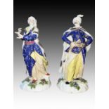 Pair Of Meissen Sultan & Sultana Figures For Ottoman Market, 19th Century