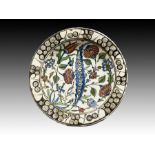An Iznik Ceramic Plate CIRCA 1630, OTTOMAN TURKEY