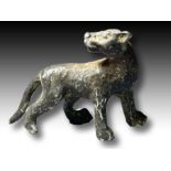 A Roman Silver Wolf Figure 4th Century Or Later