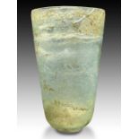 A Roman Green Glass Beaker, Circa 2nd-3rd Century AD