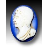 A GREEK CAMEO DEPICITNG A NOBLEMAN