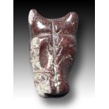 Roman Jasper Bull Head Pendant Circa 2nd Century A.D