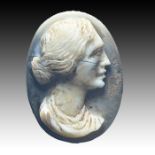 A ROMAN CAMEO OF VIBIA SABINA