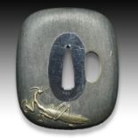 A SIGNED TSUBA, MEIJI PERIOD