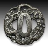 SOUTEN AN IRON TSUBA