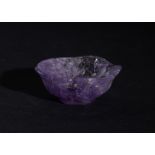 A GREEK AMETHYST COSMETIC DISH, 1ST CENTURY A.D. OR LATER