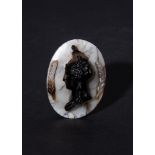 A BANDED AGATE CAMEO OF ATHENA, PTOLEMAIC PERIOD OR LATER