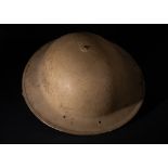 A WW2 MIDDLE EAST & NORTH AFRICA OPERATIONS HELMET