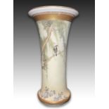 A JAPANESE SATSUMA VASE SIGNED KINKOZAN, MEIJI PERIOD, 19TH CENTURY