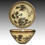 A CHINESE FLOWER & PHOENIX BOWL, SONG DYNASTY (960-1279)