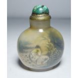 A CHINESE INSIDE PAINTED SNUFF BOTTLE, 19TH CENTURY