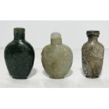 ASSORTMENT OF CHINESE JADE SNUFF BOTTLES, QING DYNASTY (1644-1911)