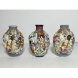 ASSORTMENT OF CHINESE FIGURAL SNUFF BOTTLES